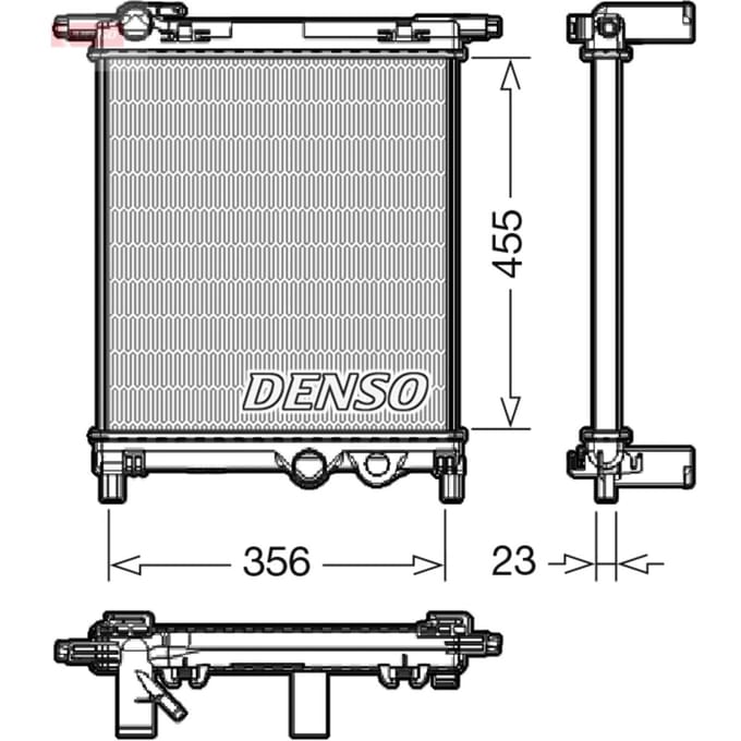 Radiator DENSO DRM32036