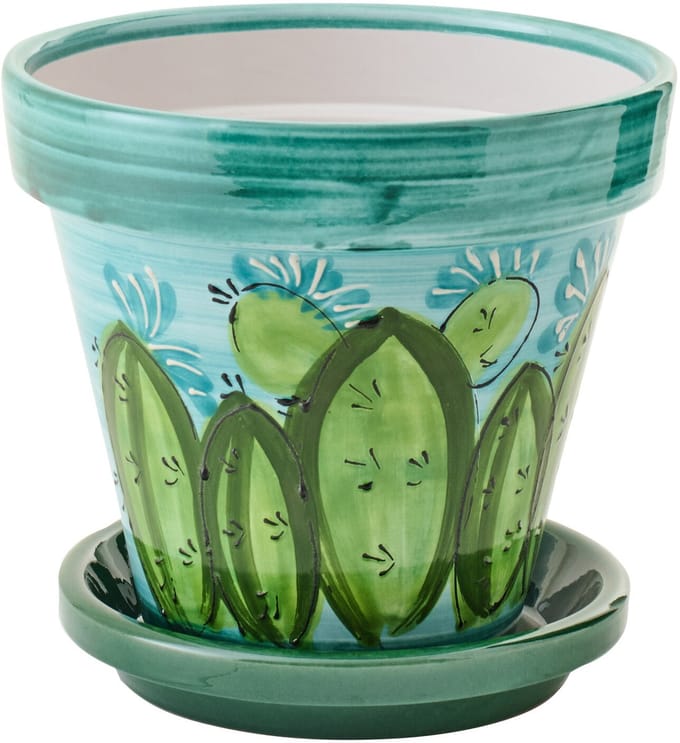 J-Line bloempot - keramiek - mix - medium