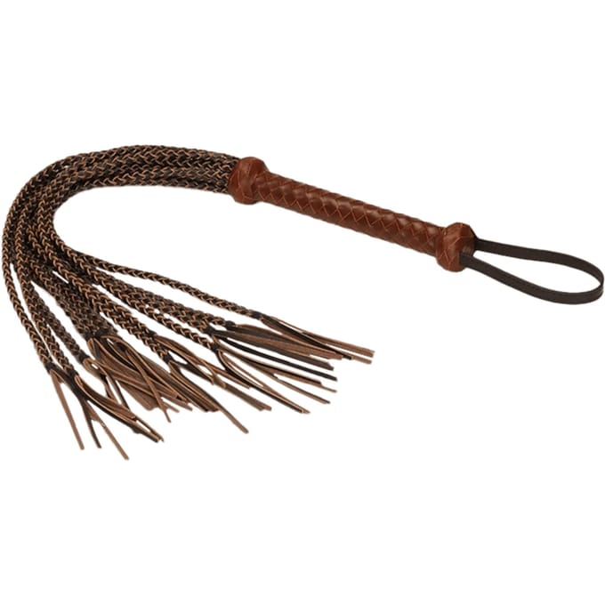 Liebe Seele - The Equestrian Leather Cat O' Nine Tails Flogger - Leren Flogger