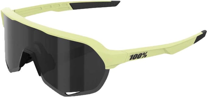 100% S2 Soft Tact Glow / Black & Clear lens -