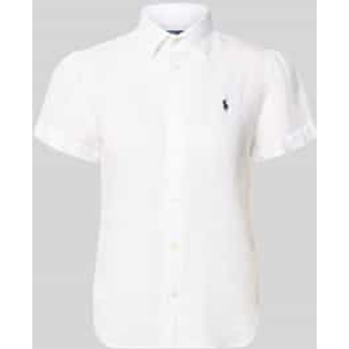regular fit linnen blouse van puur linnen