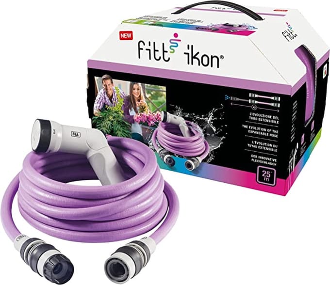 Fitt Ikon Uitzetbare Tuinslang - 25m - Purple