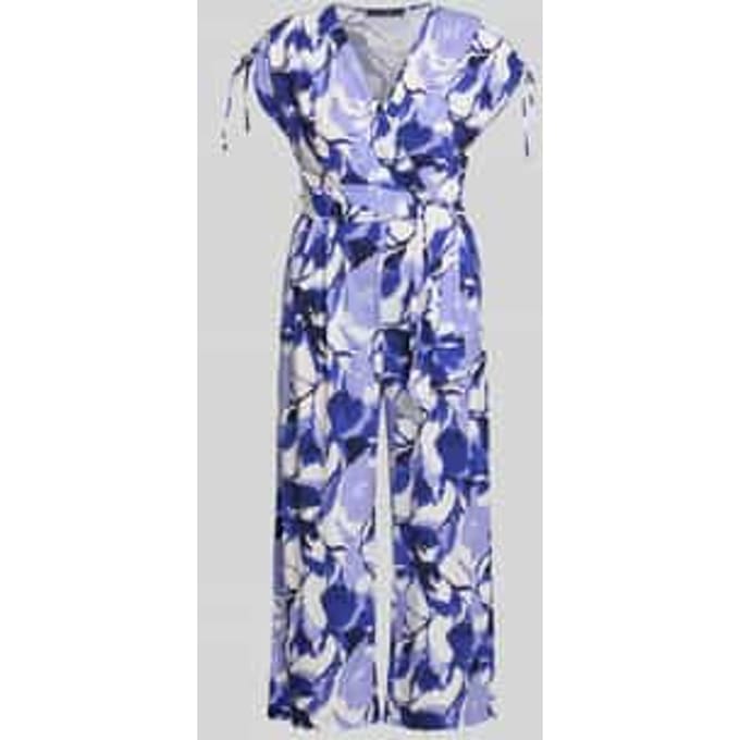 relaxed fit jumpsuit met V-hals