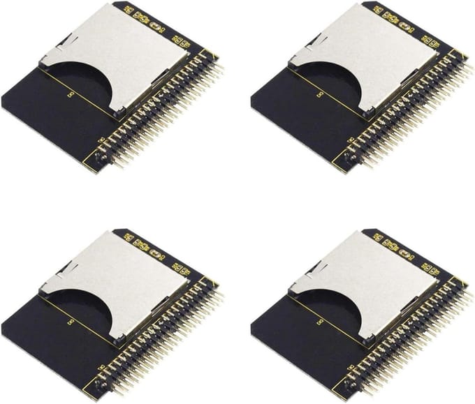 IDE SD Adapter - Converter Kaart - Gegevens Opslag - IDE naar SD - 44 Pin - Zwart