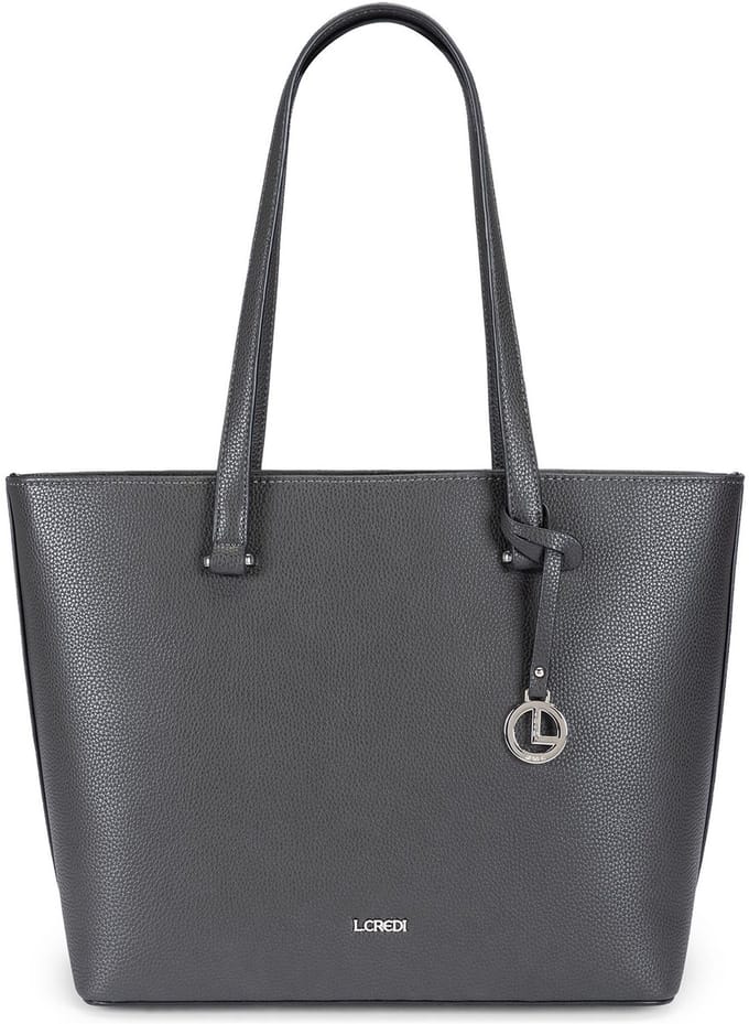 L.CREDI shopper Sarine Shopper Iron donkergrijs