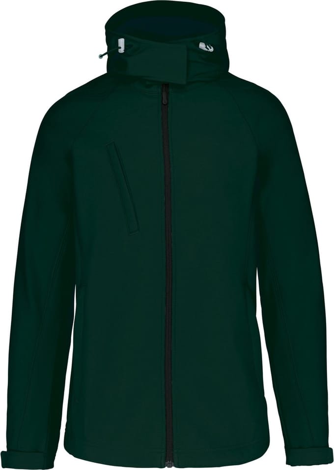 Kariban Dames softshell jas met afneembare capuchon K414 - Bottle Green - M