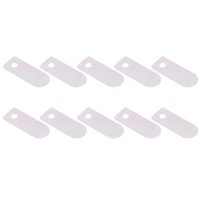 10 Stuks Klepplaat Luchtcompressor Stille Olievrije Machine Aluminium Accessoires Vervanging(Kort white