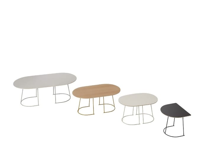 Muuto - Airy Coffee Table - off-white - M - wit