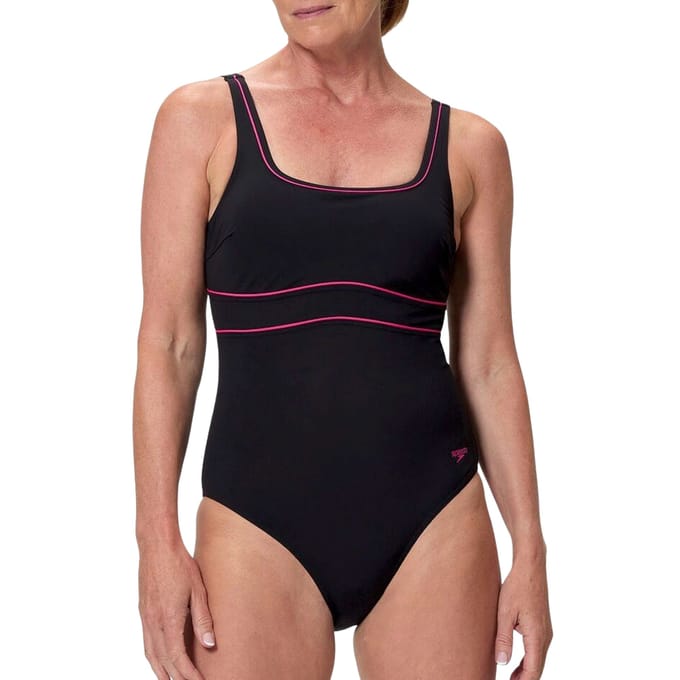 SPEEDO - solid contour eclipse 1p - Wedstrijd badpak dames - Zwart