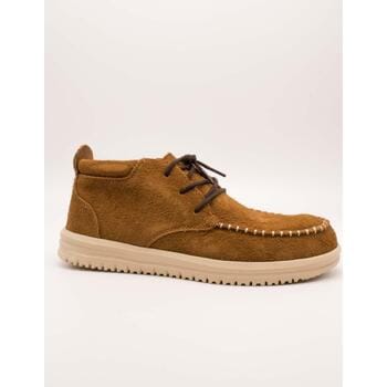 HEYDUDE - Wally NXT Mid Heren Boots Suede Spice Brown/Wood Ash - Maat 42