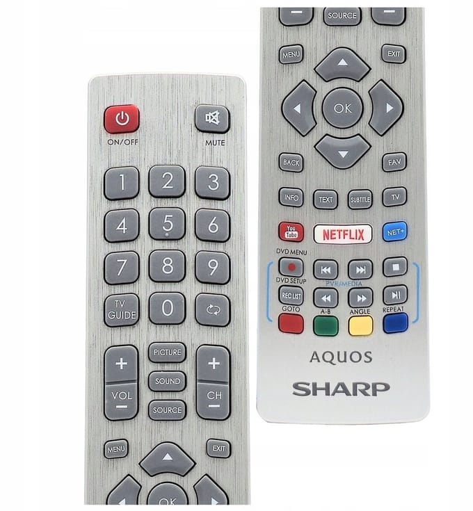 Originele Sharp Aquos afstandsbediening SHW/RMC/0120N