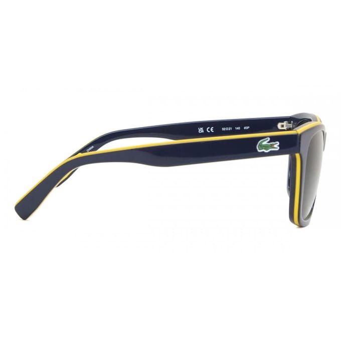 Lunettes de soleil Lacoste L781sp Polarisées 414 Unisexe Dark Blue Yellow/52