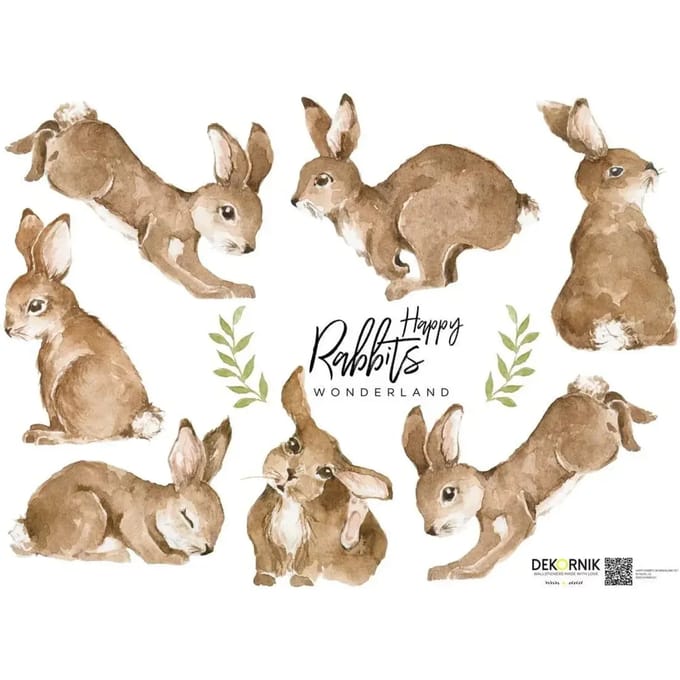 Stickers voor baby's Dekornik Happy Rabbits Wonderland Set