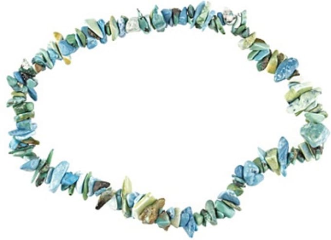 Turkoois natuur splitarmband