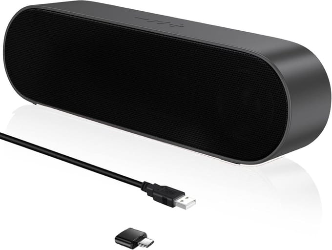 Soundbar PC - Speaker Computer - Plug & Play - 10W - Audio