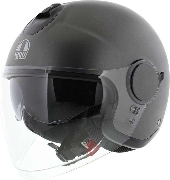 AGV Eteres Jethelm Asfalto mat grijs