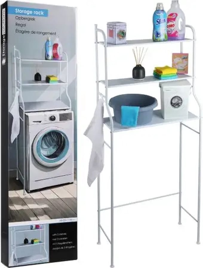Relaxwonen - Opbergrek - Voor de wasmachine of droger - Extra opbergruimte