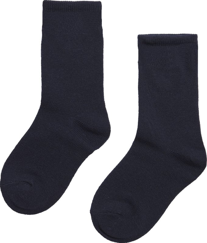 iN ControL 6pack effen sokken - Donker Blauw - maat 23/26