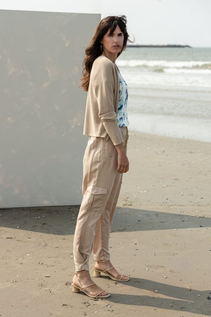YEST Sadie Bottoms - Light Taupe - maat 38
