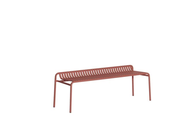 Petite Friture Week-End Bank zonder rugleuning - terracotta