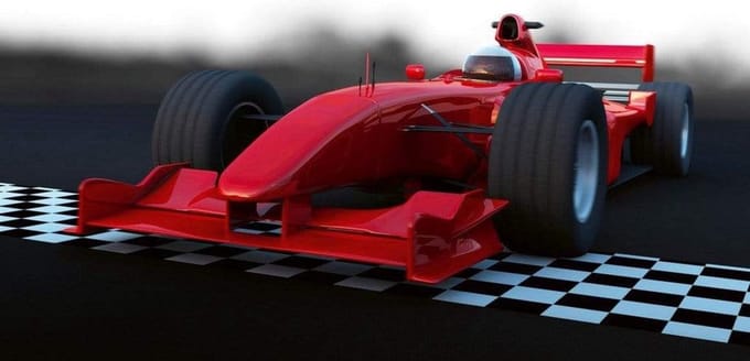 Fotobehang - Formula 375x250cm - Vliesbehang