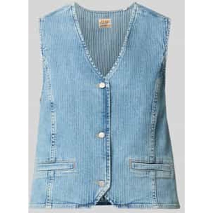 regular fit bodywarmer in denimlook