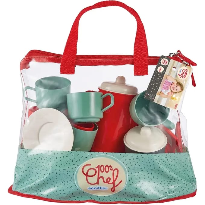 Ecoiffier 100% Chef Dinnerware Set in Bag