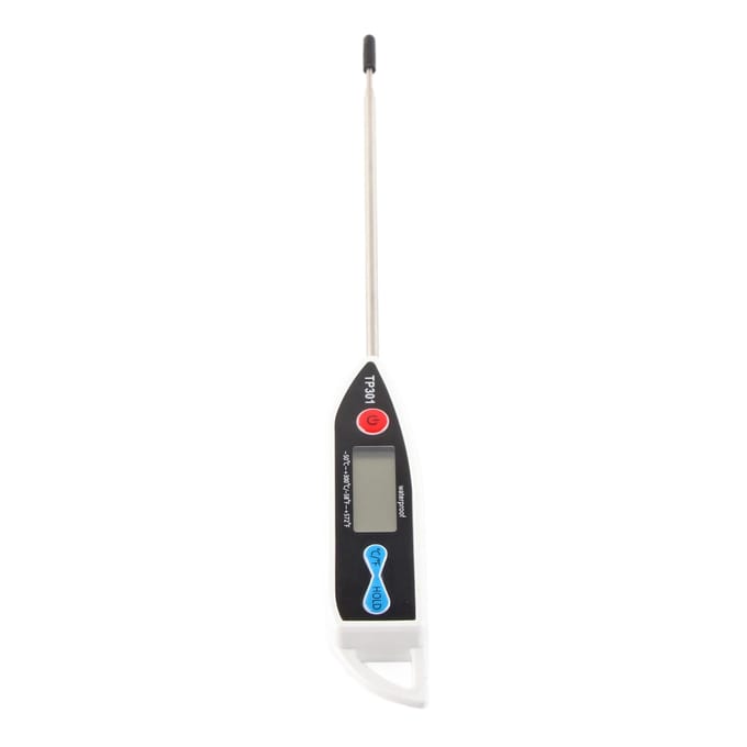 Keukenthermometer Hoge Gevoeligheid Multifunctionele Thermometer voor Grillen Bakken black