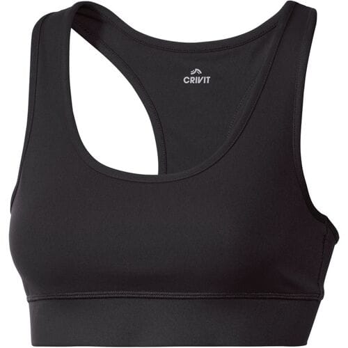 CRIVIT Dames sport-BH (Zwart, XS (32/34))