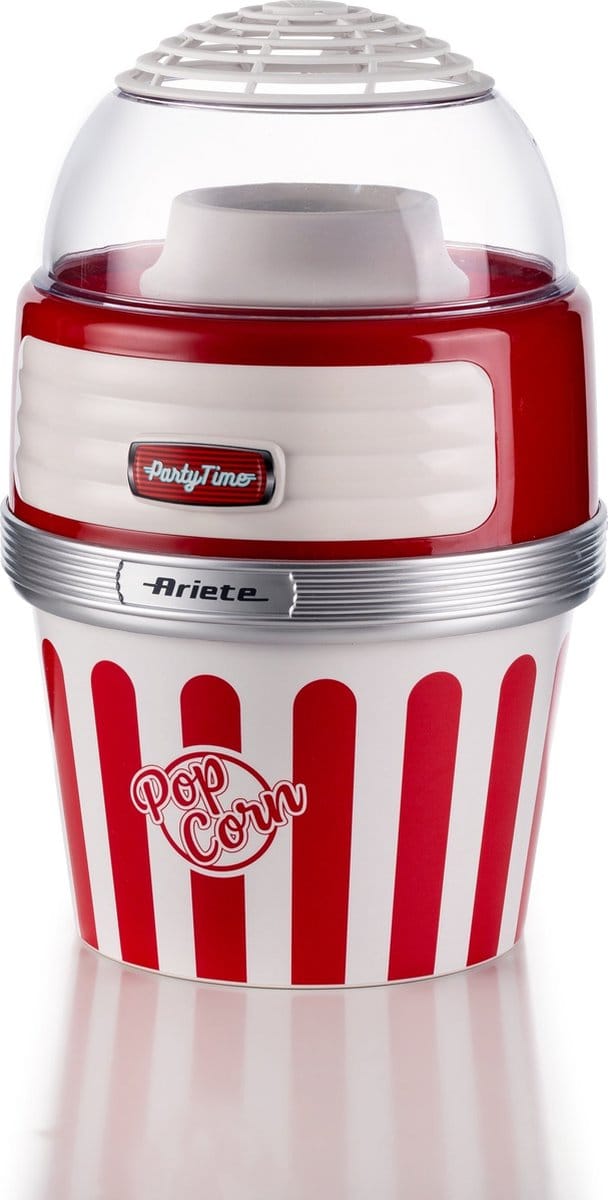 Ariete 2957/00 - 50's Style Popcornmachine - 1100 Watt - Bereidingstijd: 60 gram in 2 min - rood