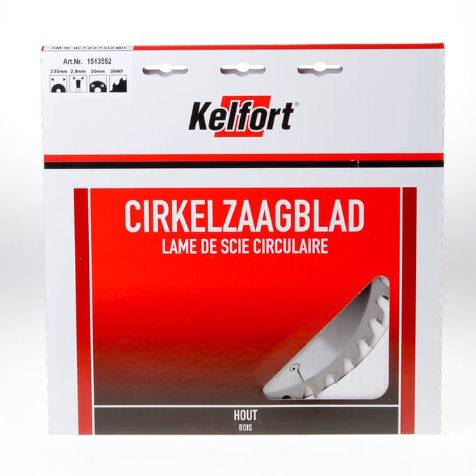 Kelfort zaagblad HM 235x30 36-tands