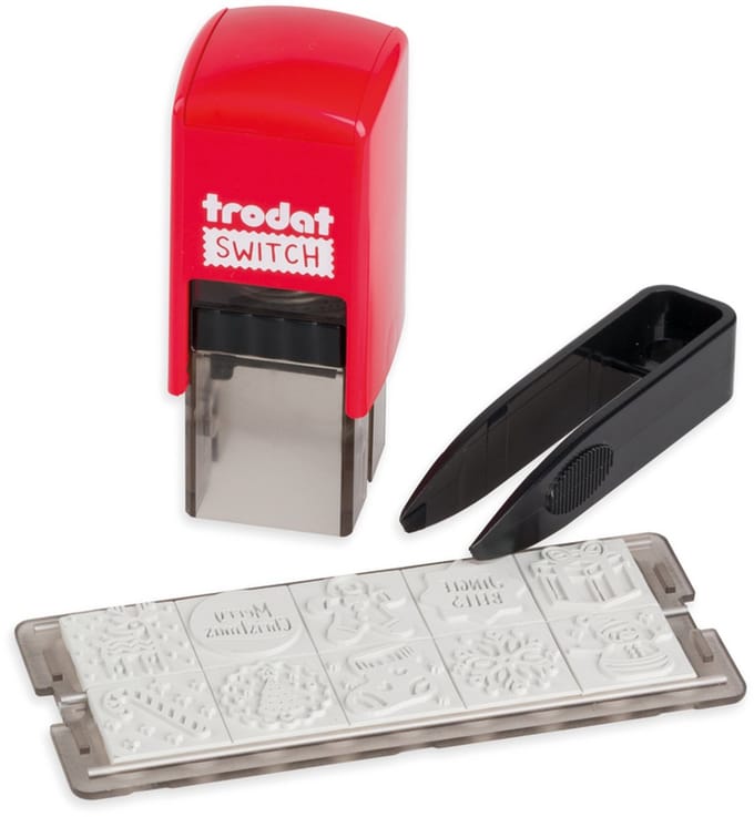 Trodat SWITCH donkerrood | Kerstmis
