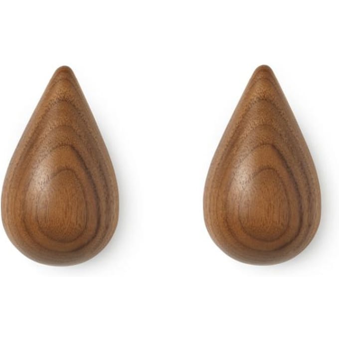 Normann Copenhagen Dropit haak - walnoot - S