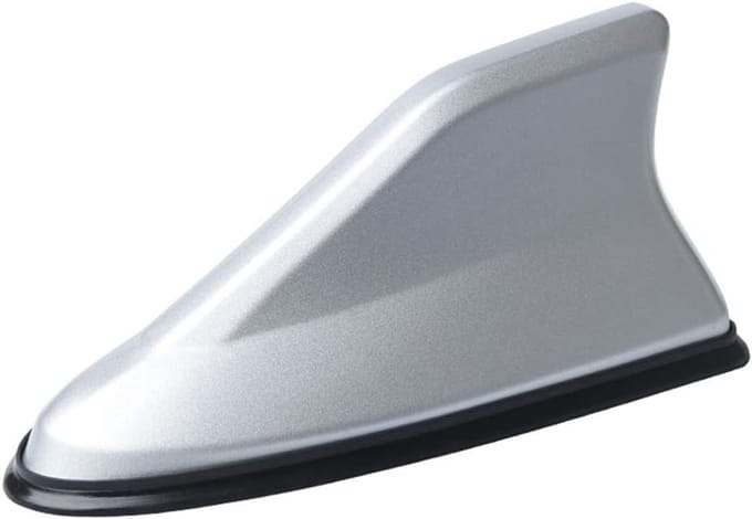 GM Dak Functionele Antenne Haaienvin Signaalantenne Basis- Zilver