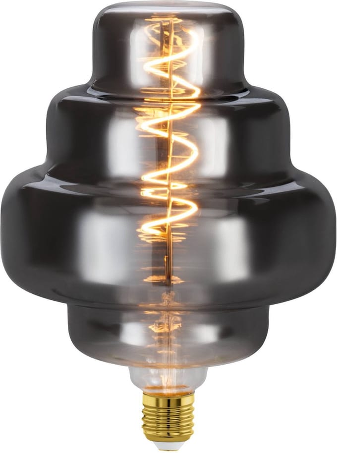 EGLO LED Lamp - E27 - Ø 20 cm - Rookglas - 2000K - Dimbaar