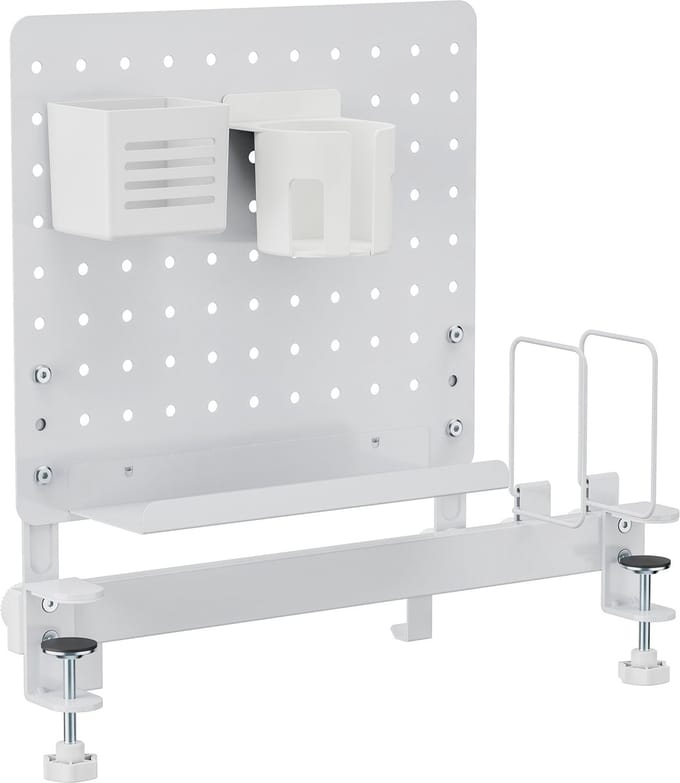 Bureau organizer Sauda 50x50 cm wit [en.casa]