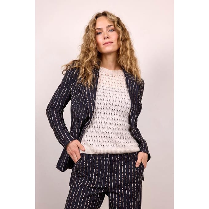 Travel Blazer Moto print Black Riga print