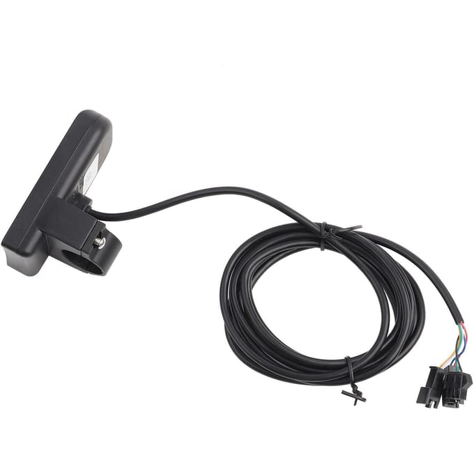 Panneau de commande d'affichage LED étanche, accessoire de bricolage pour vélo électrique et scooter (36V) black