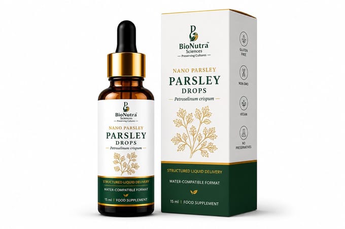 Nano | Parsley Seed Drops-Vitamin K2-K1-Botanical Extract | 15 ml