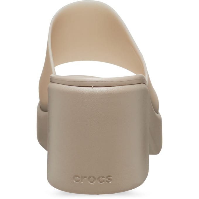 Crocs Brooklyn Slide Heel Dames Taupe Sandalen