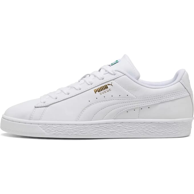 PUMA Suede Leather - Wit- Heren, Wit 46