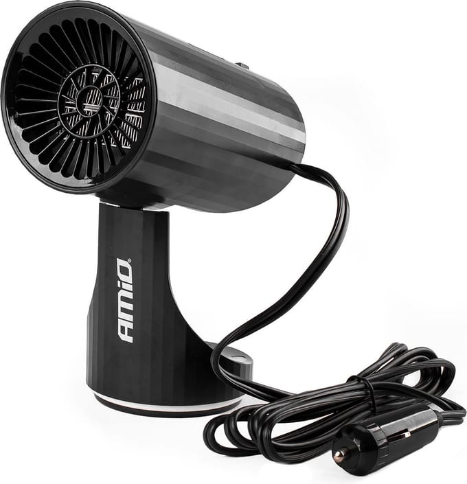 Autokachel Raamontdooier - Voorruitverwarming - Verwarming ventilator - 12 volt / 150W - Zwart