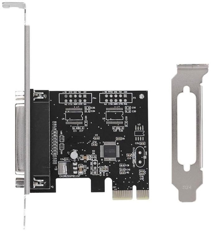 Zeynomax - Pci Parallel Port Card - Printer Adapter - Compact Formaat