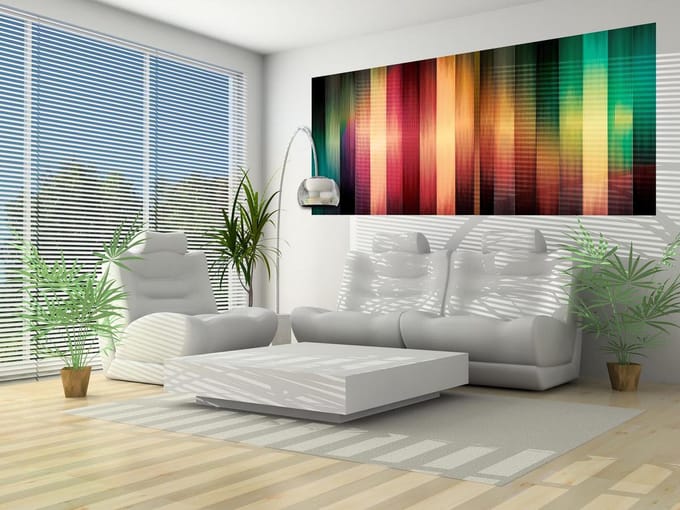 Abstract Art Photo Wallcovering