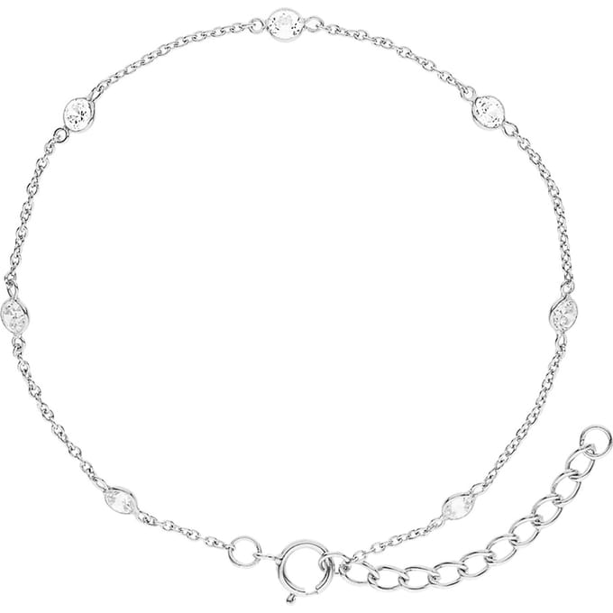 Afwisselend armband zirkoniumoxiden SERSTIS COD ZILVEREN 925 Verstelbaar