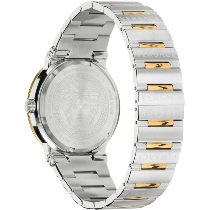 Versace VELW00720 Greca Logo Two-Tone Groen Dameshorloge