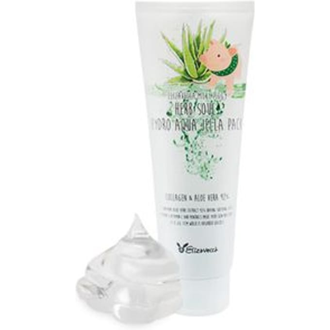 Elizavecca, Milky Piggy, Herbal Soul Hydro Aqua Gela Pack, 250 ml (250 ml) white
