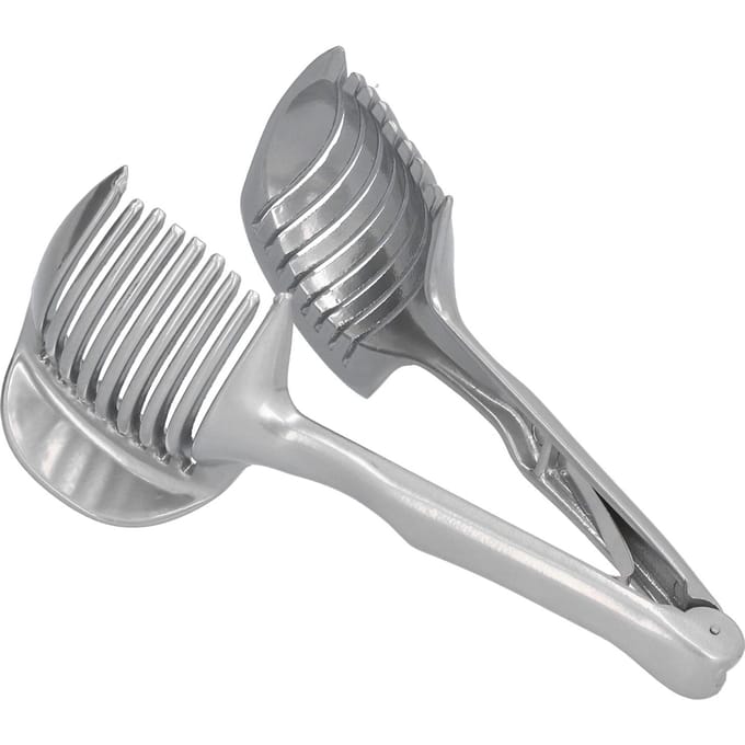 Handheld Uiensnijder Handig Aluminiumlegering Multifunctionele Citroenhouder voor Keuken Restaurants gray