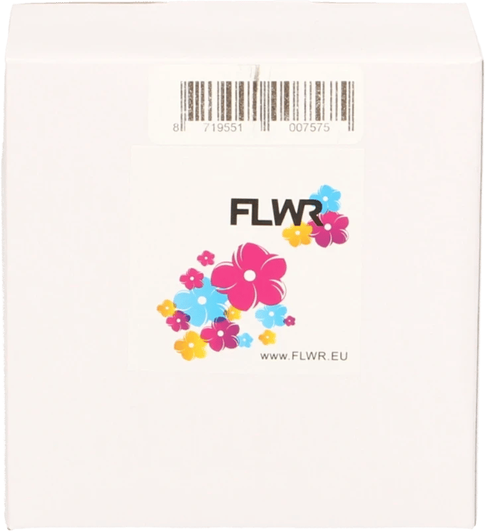 FLWR - Labelprinterrol / DK-11208 / Wit - Geschikt voor Brother