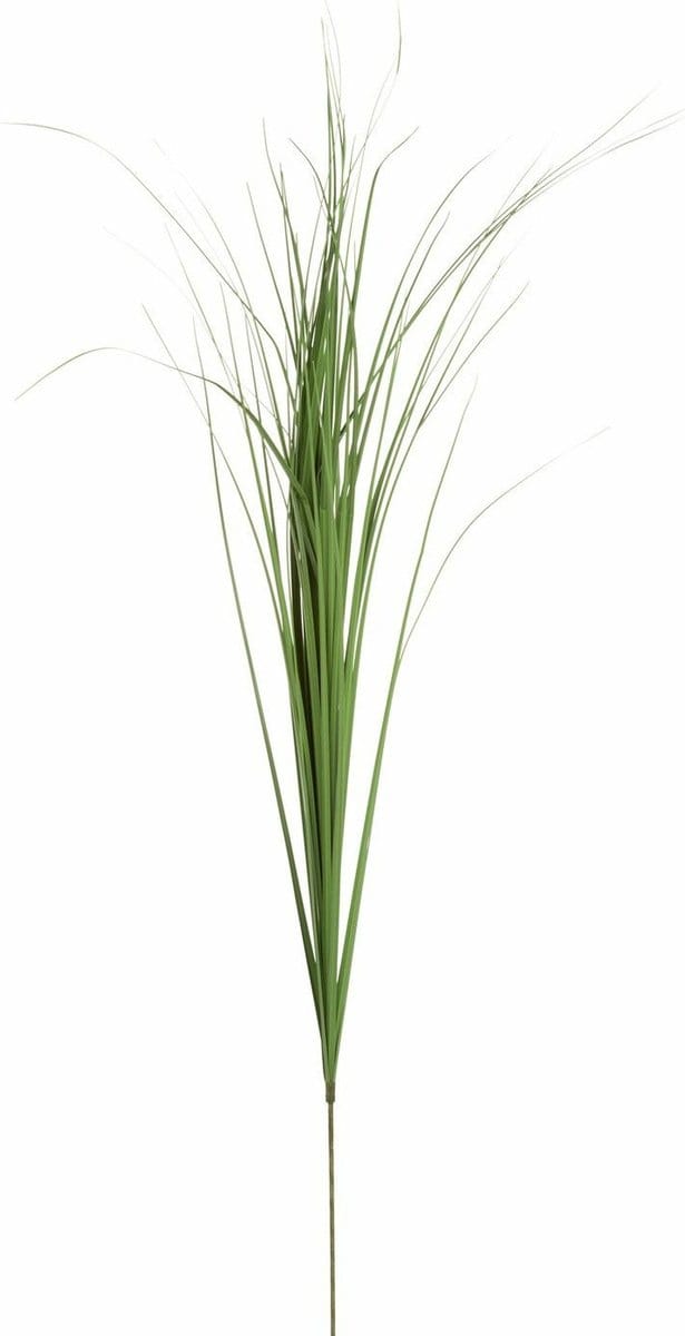 Mica Decorations - Rietgras kunstplant losse steel/tak - groen - 99 cm - deco takken